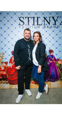 Сергей Жуков и Регина Бур на показе Stilnyashka Весна-лето 2019